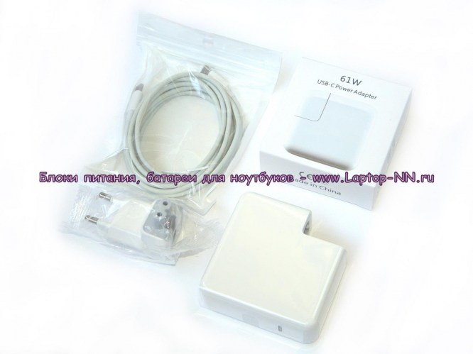 Купить блок питания для Apple MacBook A1718, A1706, A1708, A1540, A1538 Type-C USB 61W